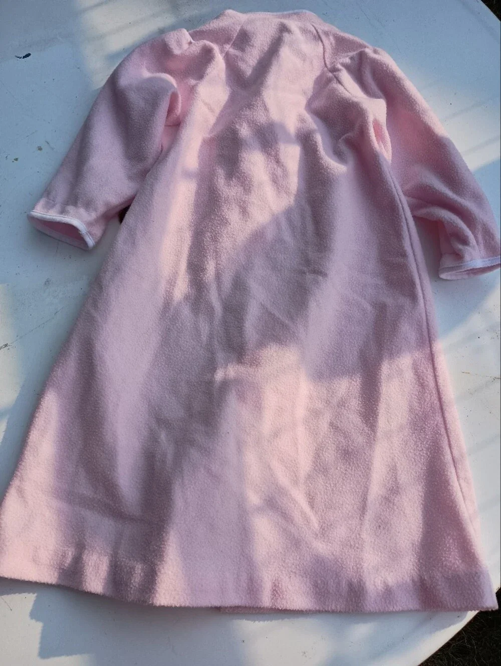 Cassie's Vintage Light Pink Long Sleeve Girls' Nightgown/Robe